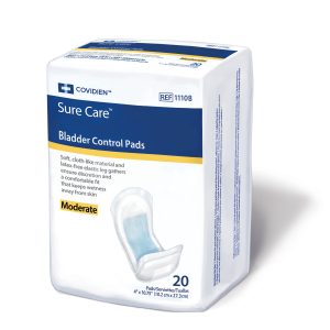 Sure Care™ Bladder Control Pads - Moderate, 4" x 10.75", 120/Case