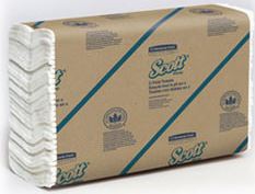 Scott C-Fold Towels, 1-Ply, 200/Pack 12 Pack/Case
