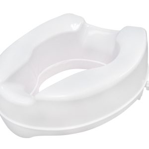 Raised Toilet Seat with Lock, Standard Seat, 4"