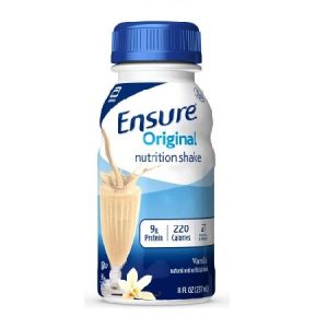 Ensure Original Therapeutic Nutrition, Vanilla, 8 oz. Bottles, Case of 24
