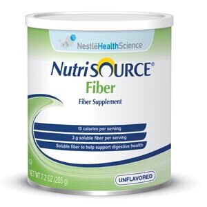 Nestle Nutrisource Fiber Powder, 7.2 oz. Cans, Case of 4