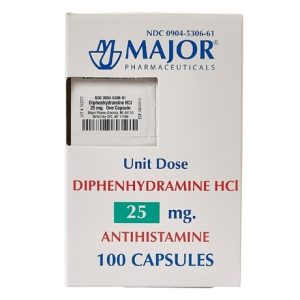 Diphenhydramine Capsules, 25mg