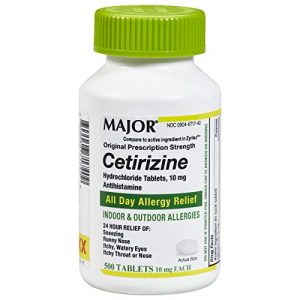 Cetirizine Allergy Tablet, 10mg